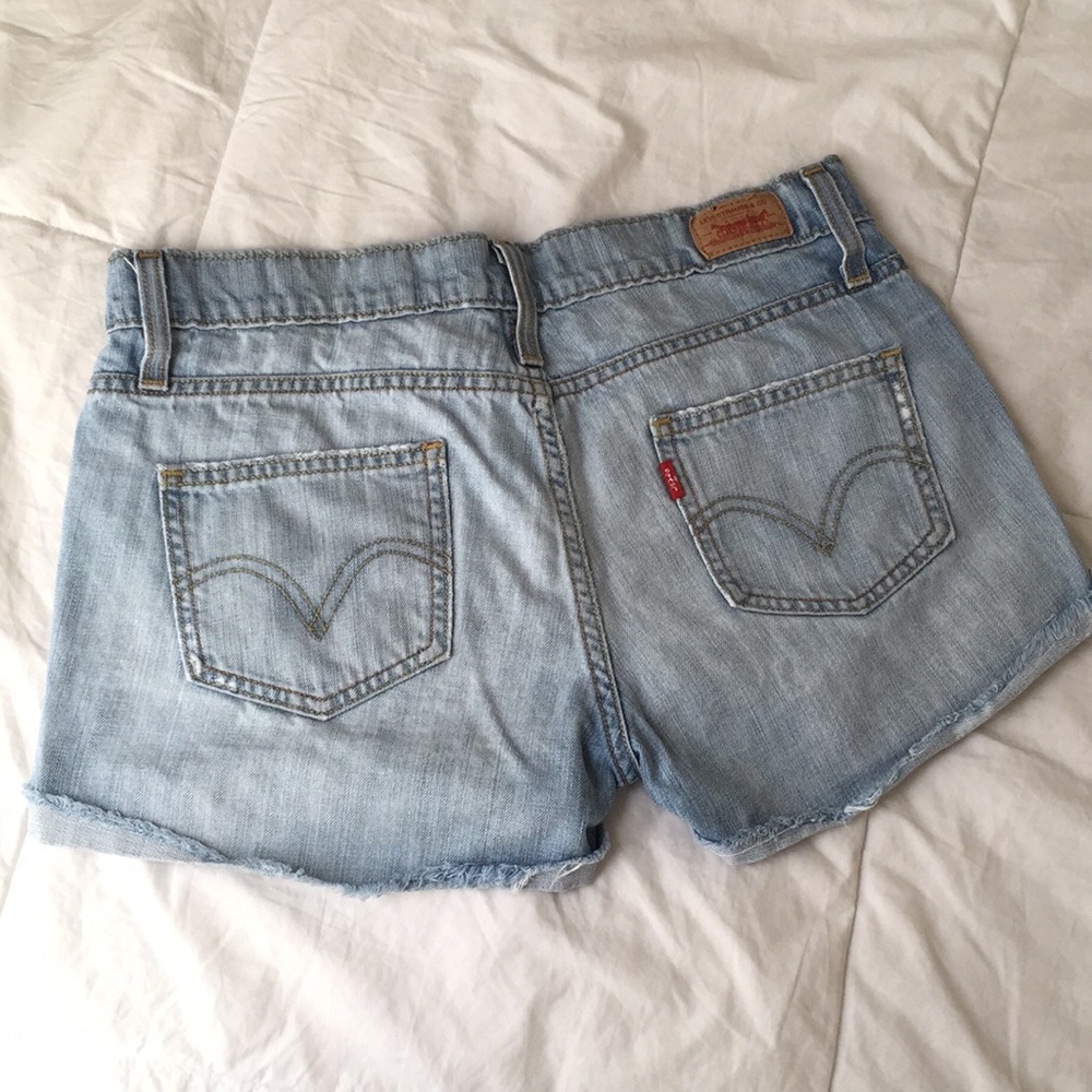 Destroyed Levi’s shorts